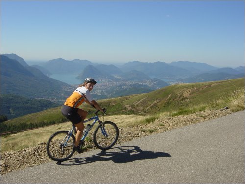 biking up to monte bar