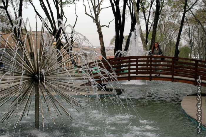 in the gardens of the topkapi palace