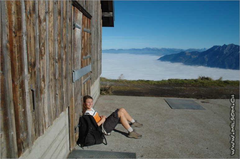 tossen alp - having a rest and a drink