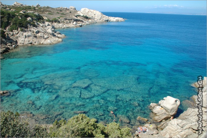 the beautiful bays of capo testa