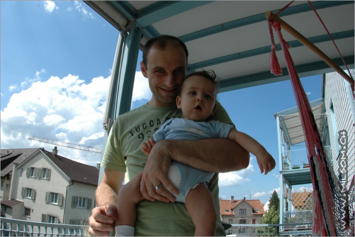 lunch in goldach with ursin and fynn