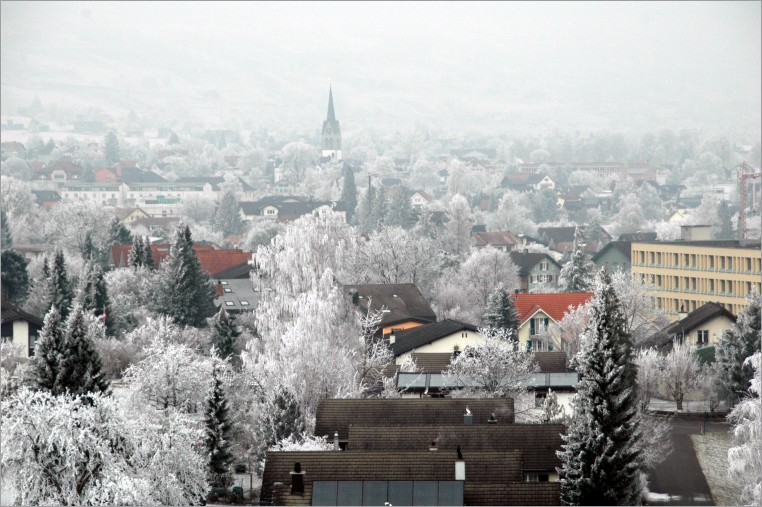 view down to the hirschweg